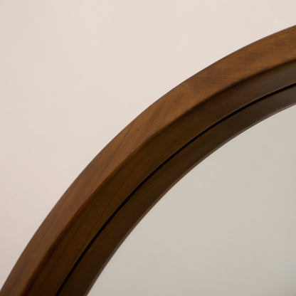Tamara - Full Length Extra Large Arched Walnut Mirror 190cm x 110cm
