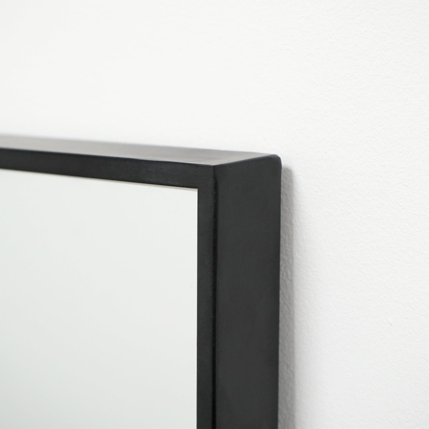 Theo - Full Length Black Extra Large Metal Mirror 190cm x 120cm
