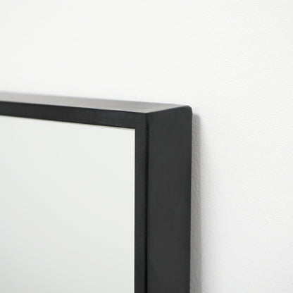 Theo - Full Length Black Extra Large Metal Mirror 190cm x 120cm