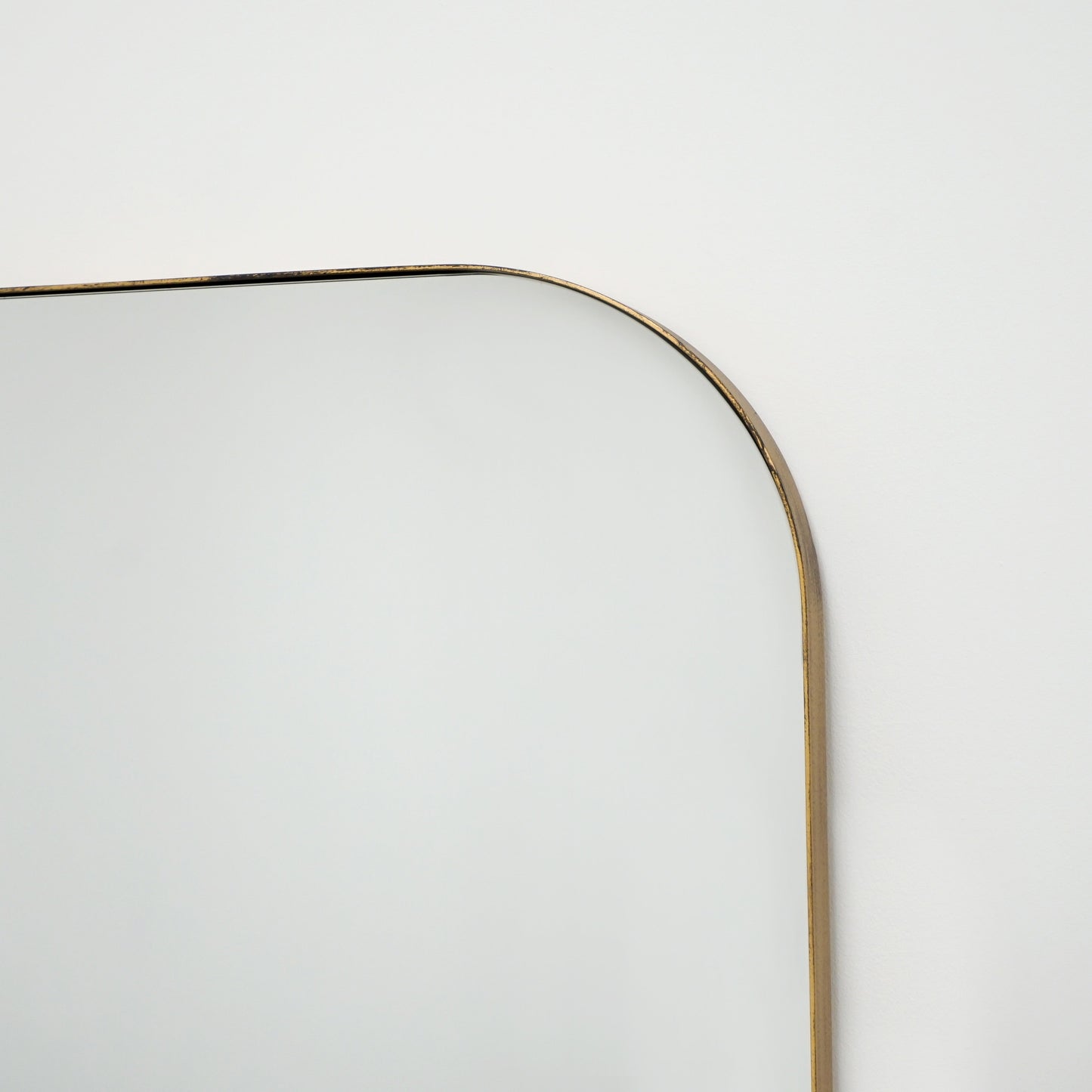 Theo - Full Length Gold Curved Extra Large Metal Mirror 200cm x 120cm