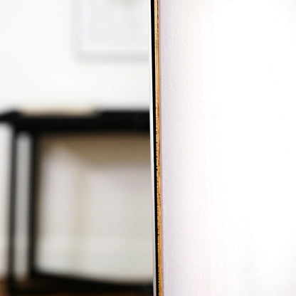 Theo - Full Length Gold Arched Large Metal Mirror 160cm x 50cm