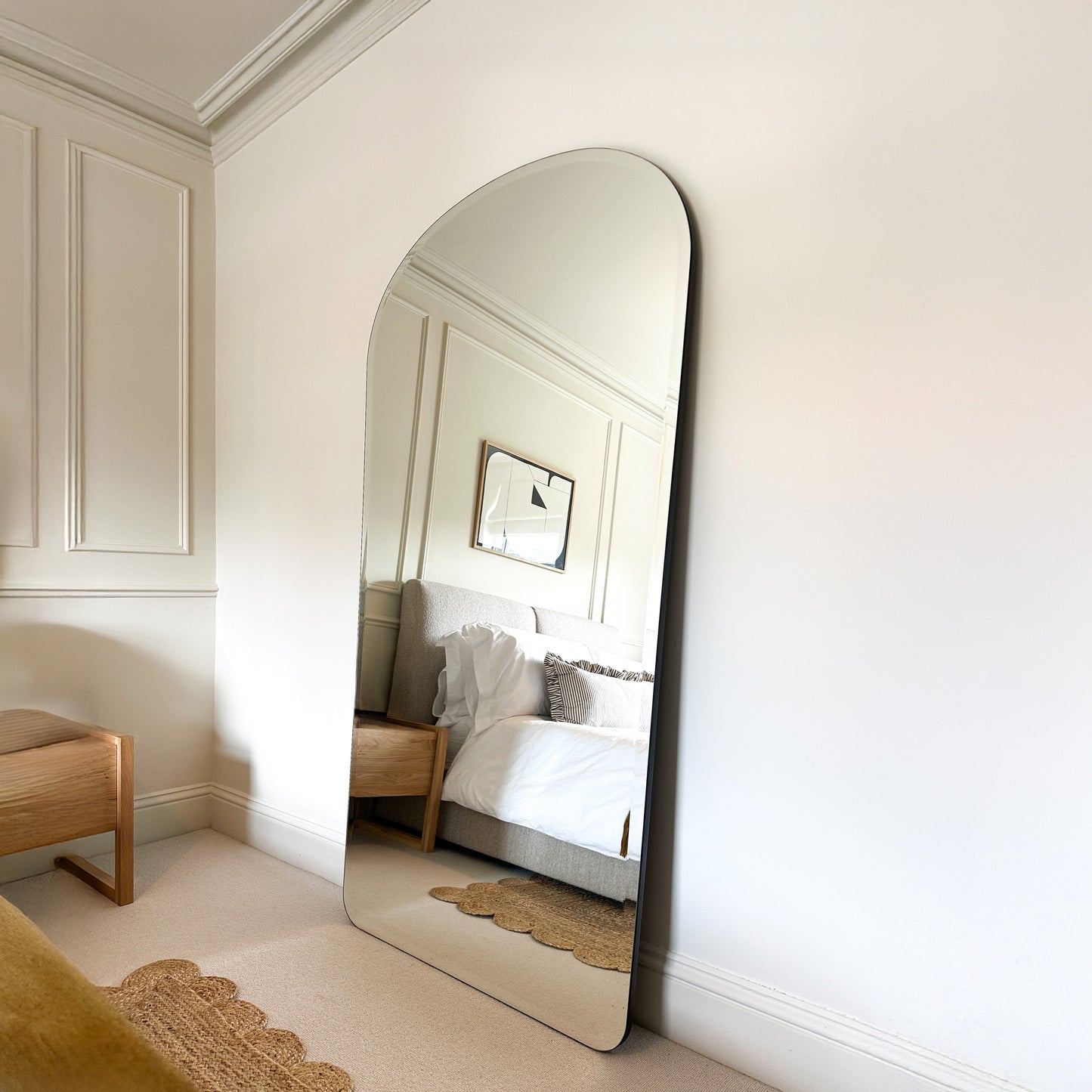 Vienna - Extra Large Full Length Frameless Bevelled Mirror 180cm x 95cm