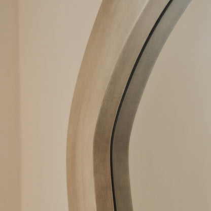 Luciana - Full Length Wave Concrete Extra Large Mirror 180cm x 105cm