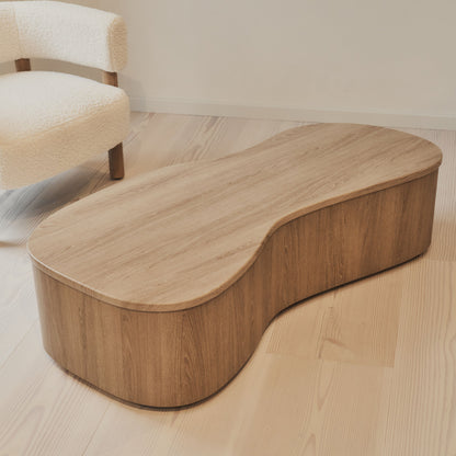 Arlo - Washed Wood Irregular Extra Large Coffee Table
