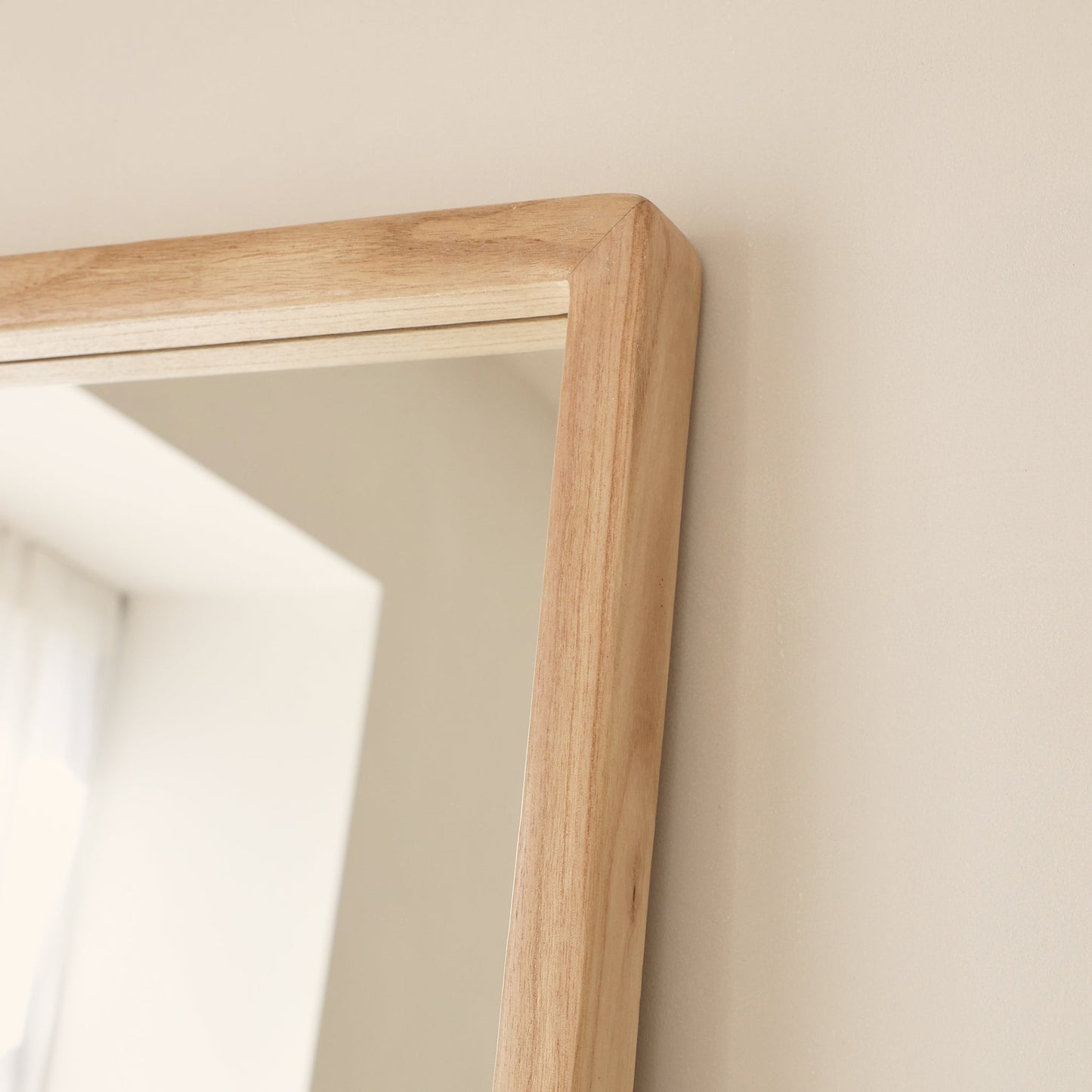 Arden - Light Wood Full Length Wooden Mirror 180cm x 80cm