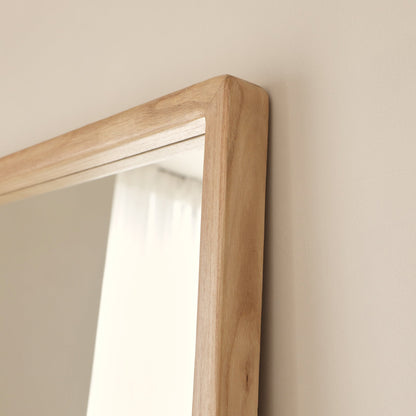 Arden - Light Wood Full Length Wooden Mirror 180cm x 80cm