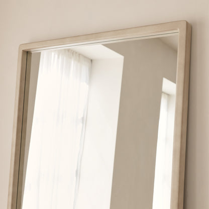 Arden - Concrete Full Length Wooden Mirror 180cm x 80cm