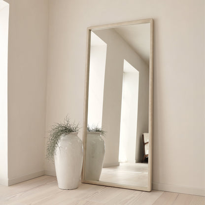 Arden - Concrete Full Length Wooden Mirror 180cm x 80cm