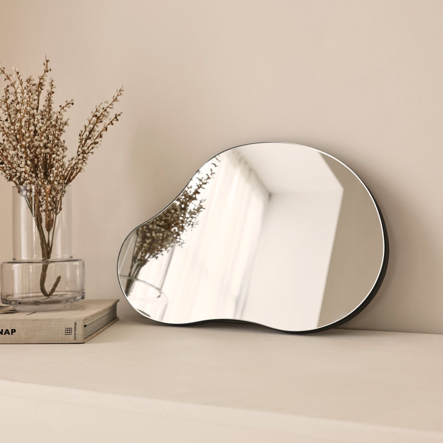 Edge - Frameless Irregular Pond Mirror 45cm x 30cm