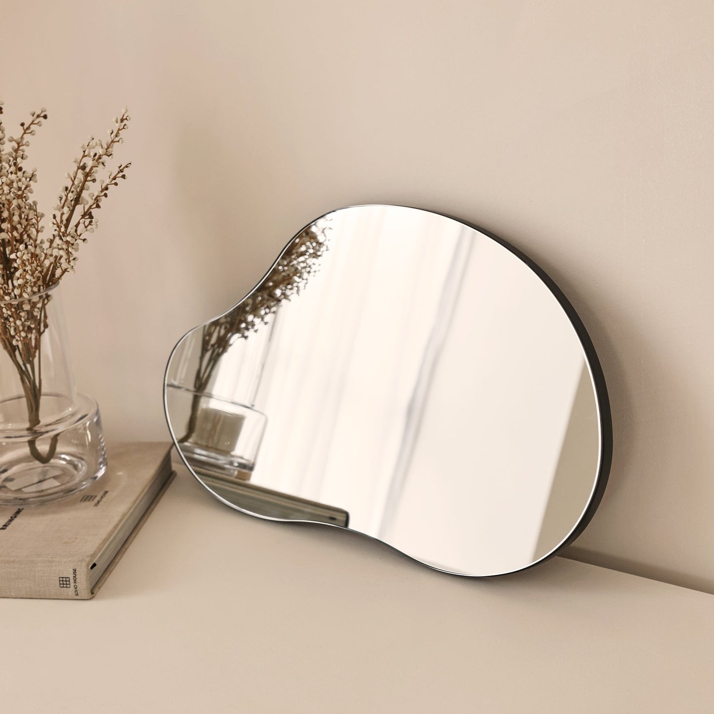 Edge - Frameless Irregular Pond Mirror 45cm x 30cm