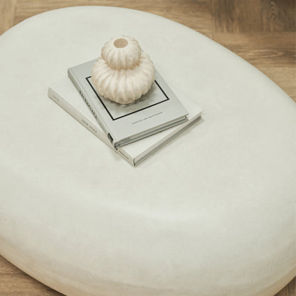Zola - Minimal Concrete Pebble Coffee Table Large