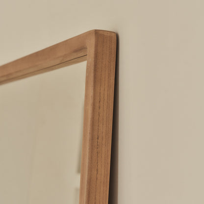 Arden - Warm Wood Full Length Wooden Mirror 180cm x 80cm