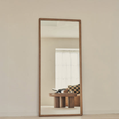 Arden - Warm Wood Full Length Wooden Mirror 180cm x 80cm
