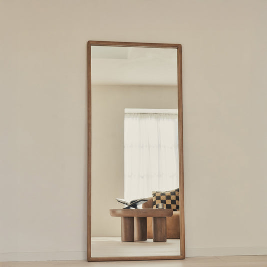 Arden - Warm Wood Full Length Wooden Mirror 180cm x 80cm