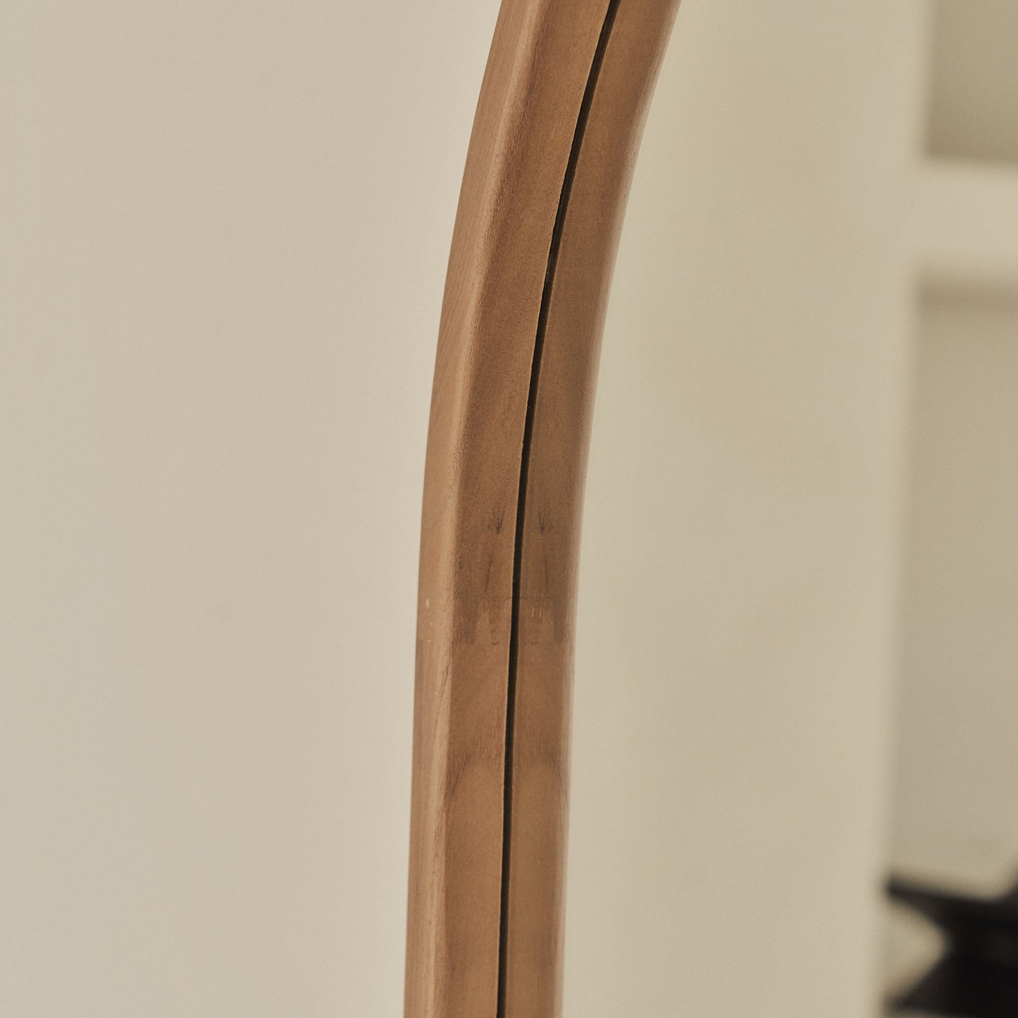 Arden - Warm Wood Full Length Arched Wooden Mirror 160cm x 60cm