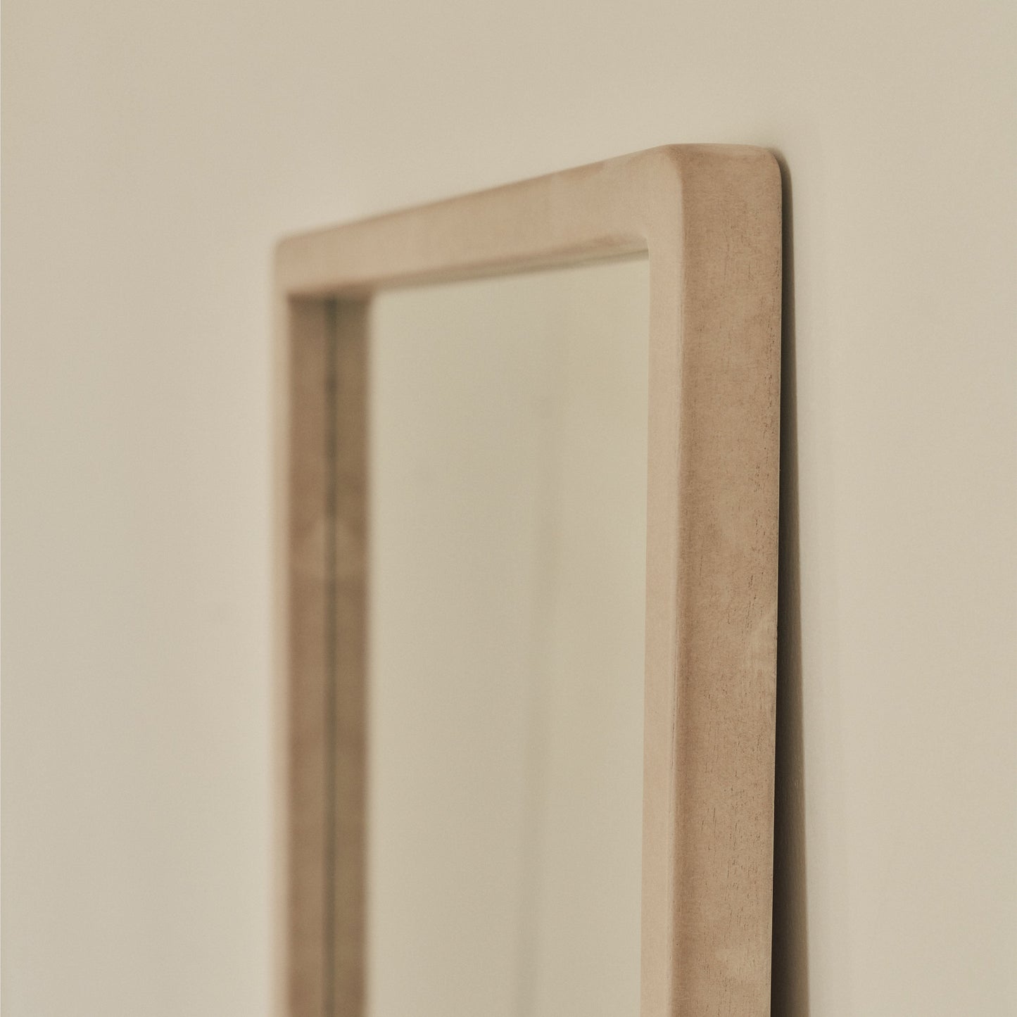 Arden - Concrete Full Length Wooden Mirror 140cm x 45cm