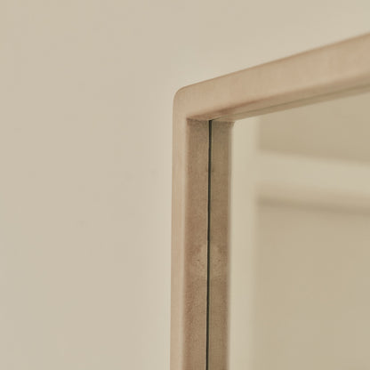 Arden - Concrete Full Length Wooden Mirror 140cm x 45cm