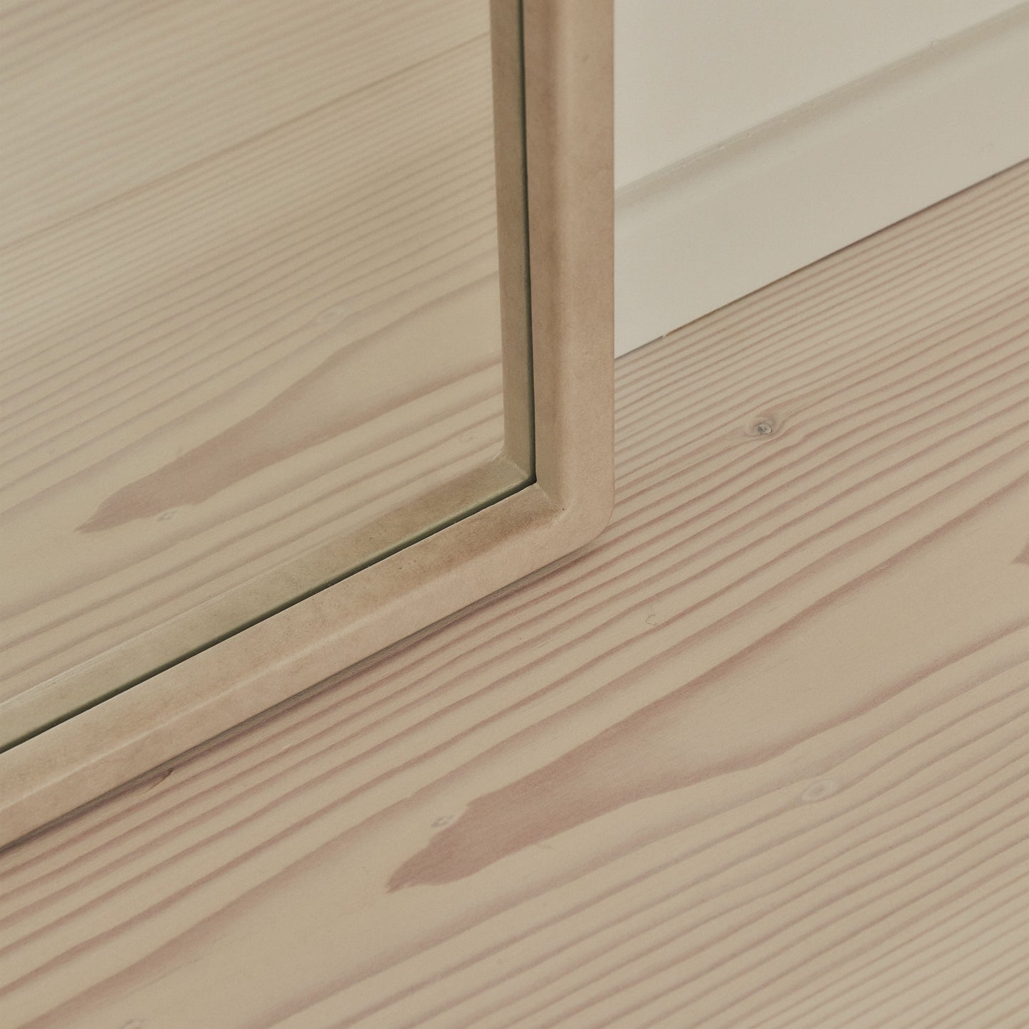 Arden - Concrete Full Length Wooden Mirror 140cm x 45cm