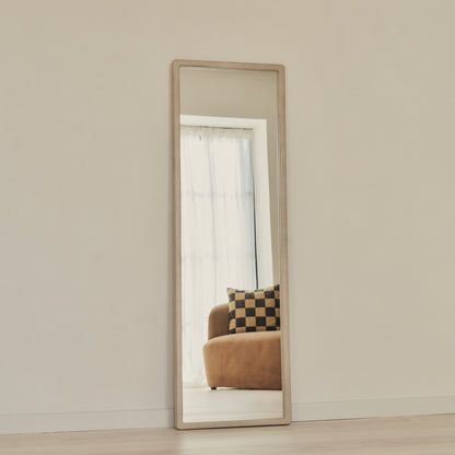Arden - Concrete Full Length Wooden Mirror 140cm x 45cm