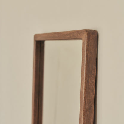 Arden - Dark Wood Full Length Wooden Mirror 140cm x 45cm