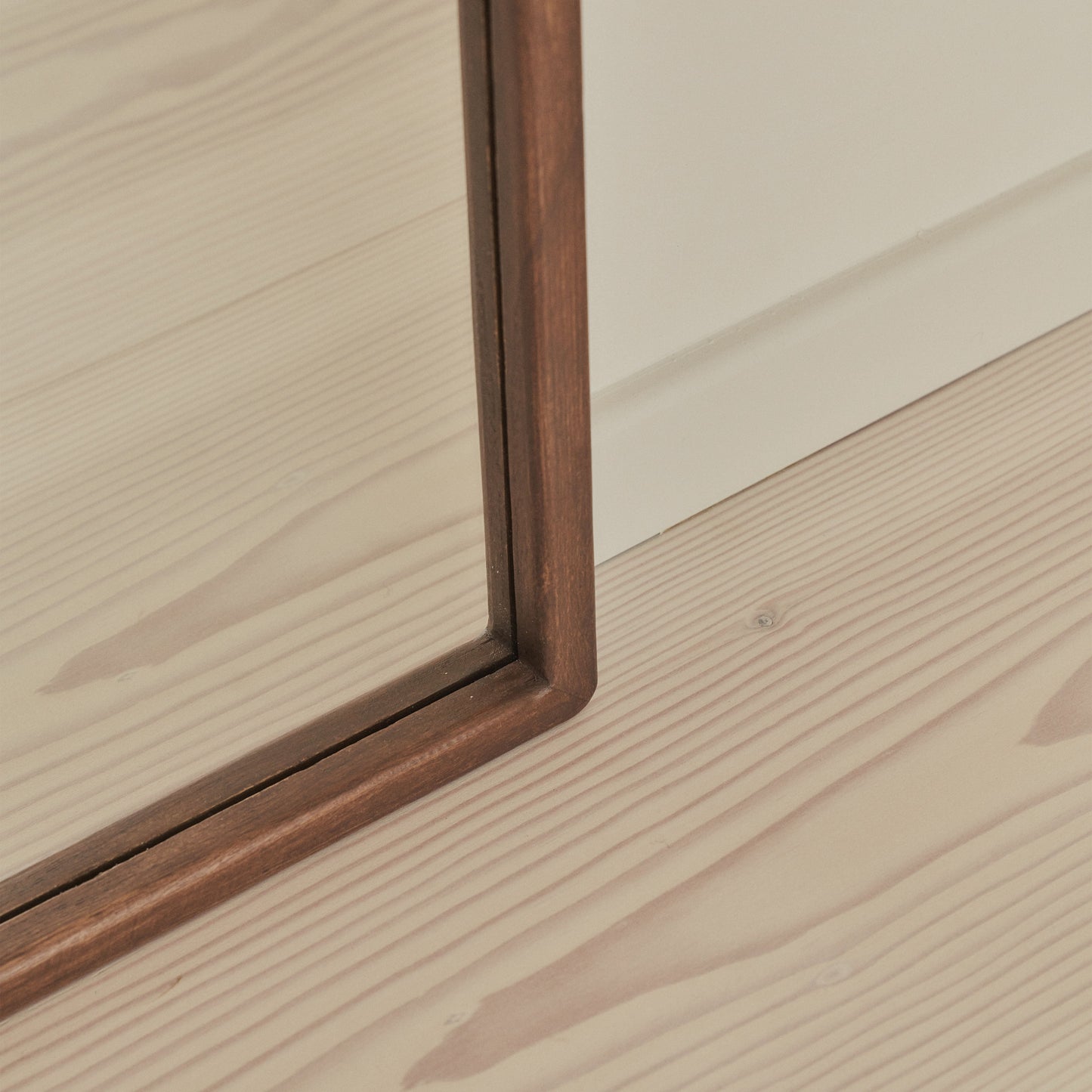 Arden - Dark Wood Full Length Wooden Mirror 140cm x 45cm