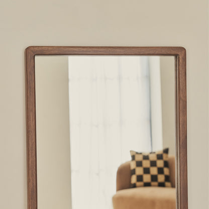 Arden - Dark Wood Full Length Wooden Mirror 140cm x 45cm