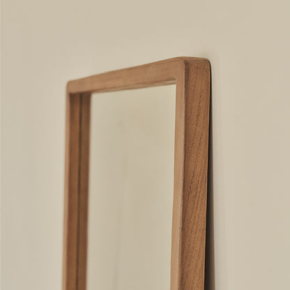 Arden - Warm Wood Full Length Wooden Mirror 140cm x 45cm