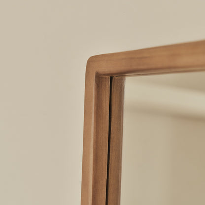 Arden - Warm Wood Full Length Wooden Mirror 140cm x 45cm