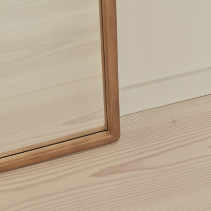Arden - Warm Wood Full Length Wooden Mirror 140cm x 45cm
