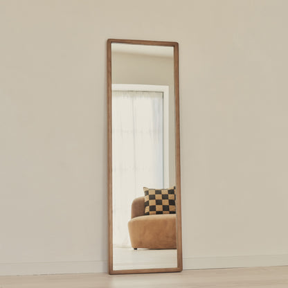 Arden - Warm Wood Full Length Wooden Mirror 140cm x 45cm