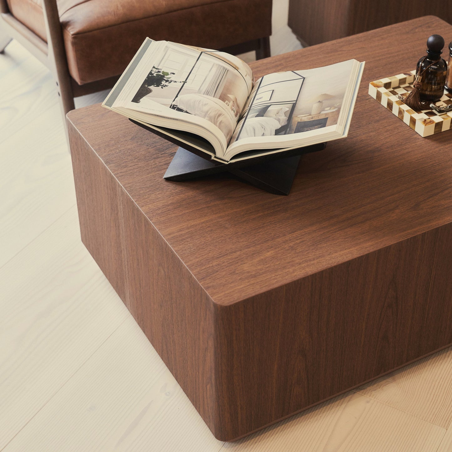 Luciana - Dark Wood Rectangular Coffee Table