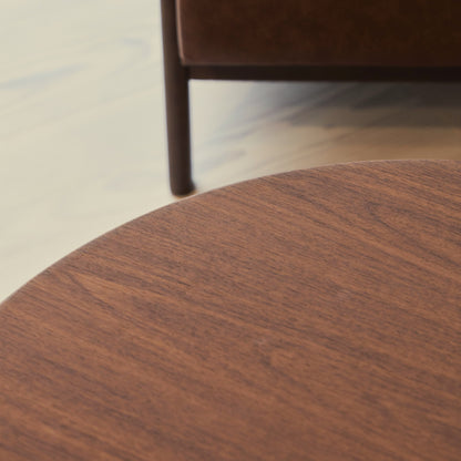 Luciana - Dark Wood Round Coffee Table