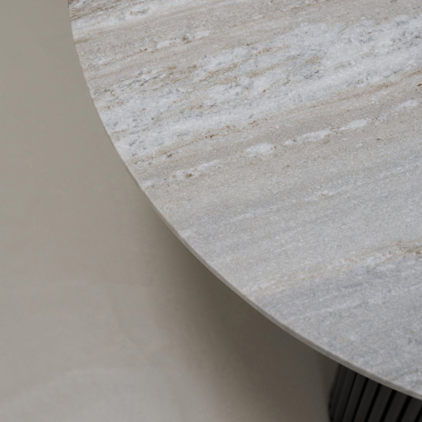 Artemis - Travertine Round Large Coffee Table