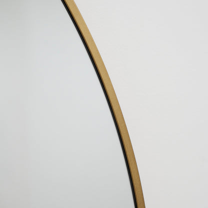 Liberty - Gold Full Length Arched Metal Mirror 200cm x 120cm