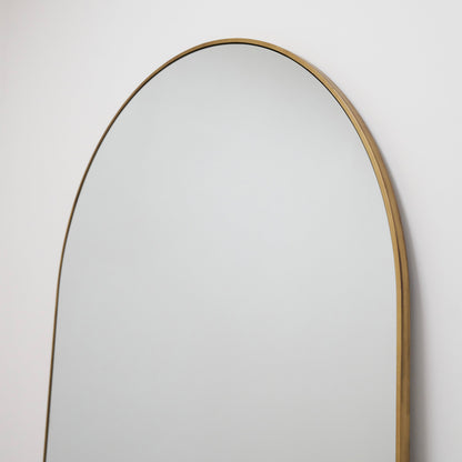 Liberty - Gold Full Length Arched Metal Mirror 200cm x 120cm
