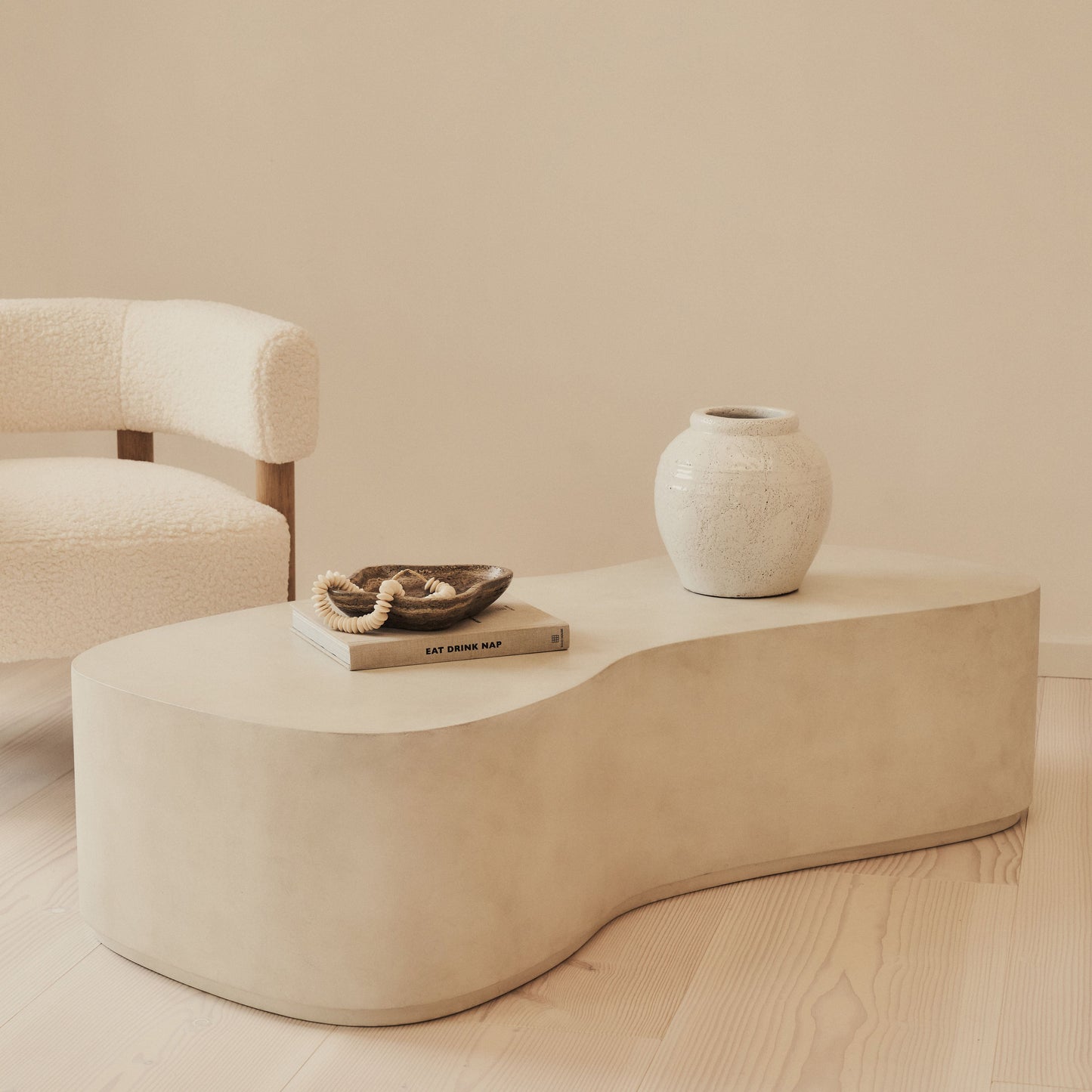 Arlo - Concrete Irregular Extra Large Coffee Table