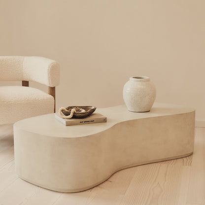 Arlo - Concrete Irregular Extra Large Coffee Table