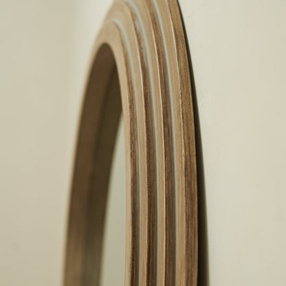 Luciana - Full Length Arched Washed Wood Mirror 196cm x 104cm