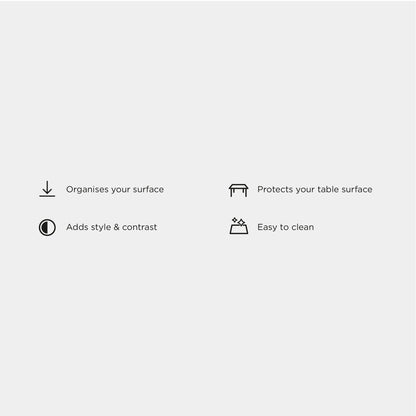 Brooklyn - Black Modern Large Rectangle Tinted Mirrored Decorative Tray