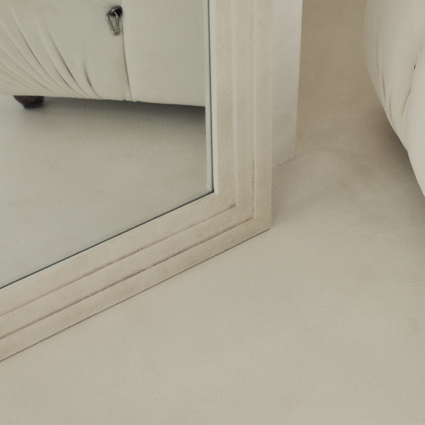 Luciano - Large Full Length Arched Concrete Mirror 180cm x 90cm