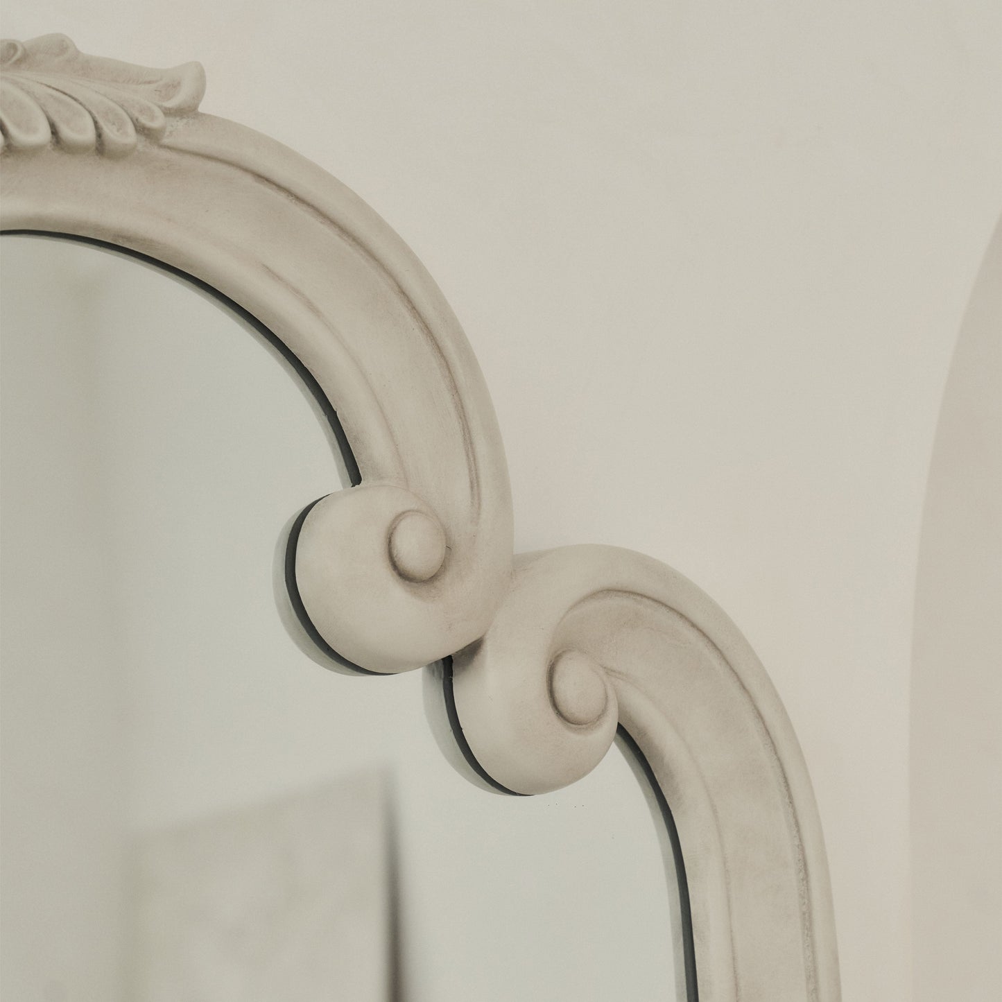 Pelazzo - Full Length Extra Large Concrete Ornate Mirror 185cm x 104cm