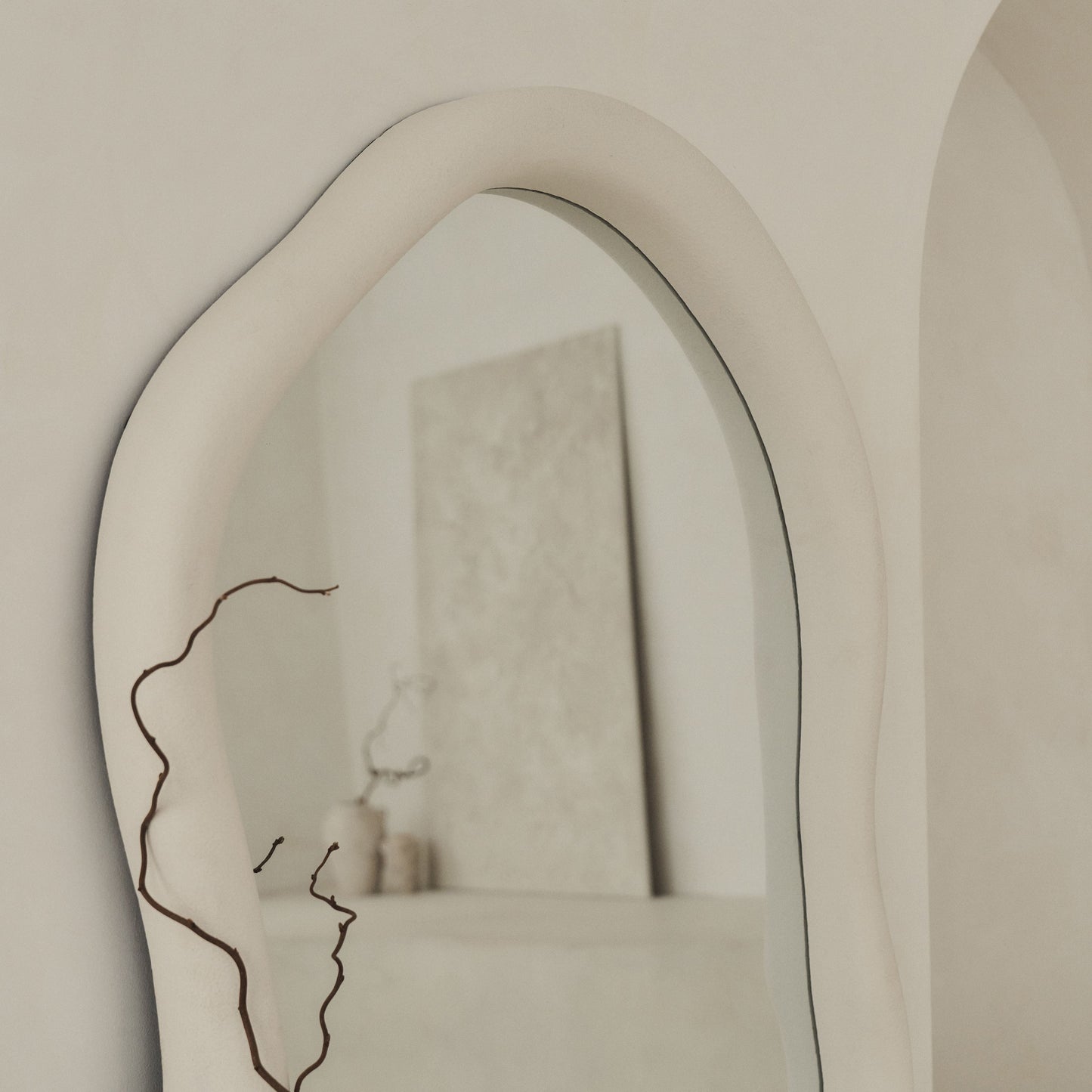 Wabi-Sabi - Large Full Length Concrete Irregular Mirror 170cm x 80cm