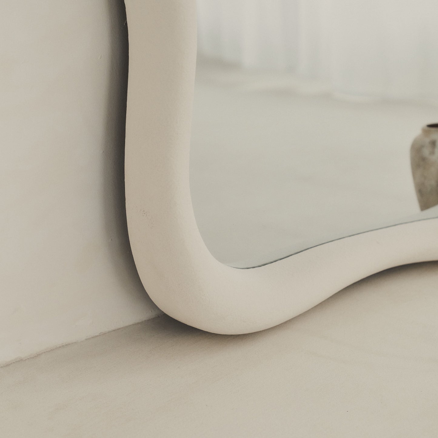 Wabi-Sabi - Large Concrete Irregular Wall Mirror 119cm x 76cm