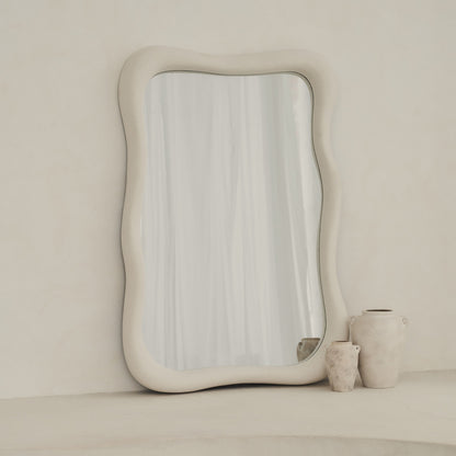 Wabi-Sabi - Large Concrete Irregular Wall Mirror 119cm x 76cm