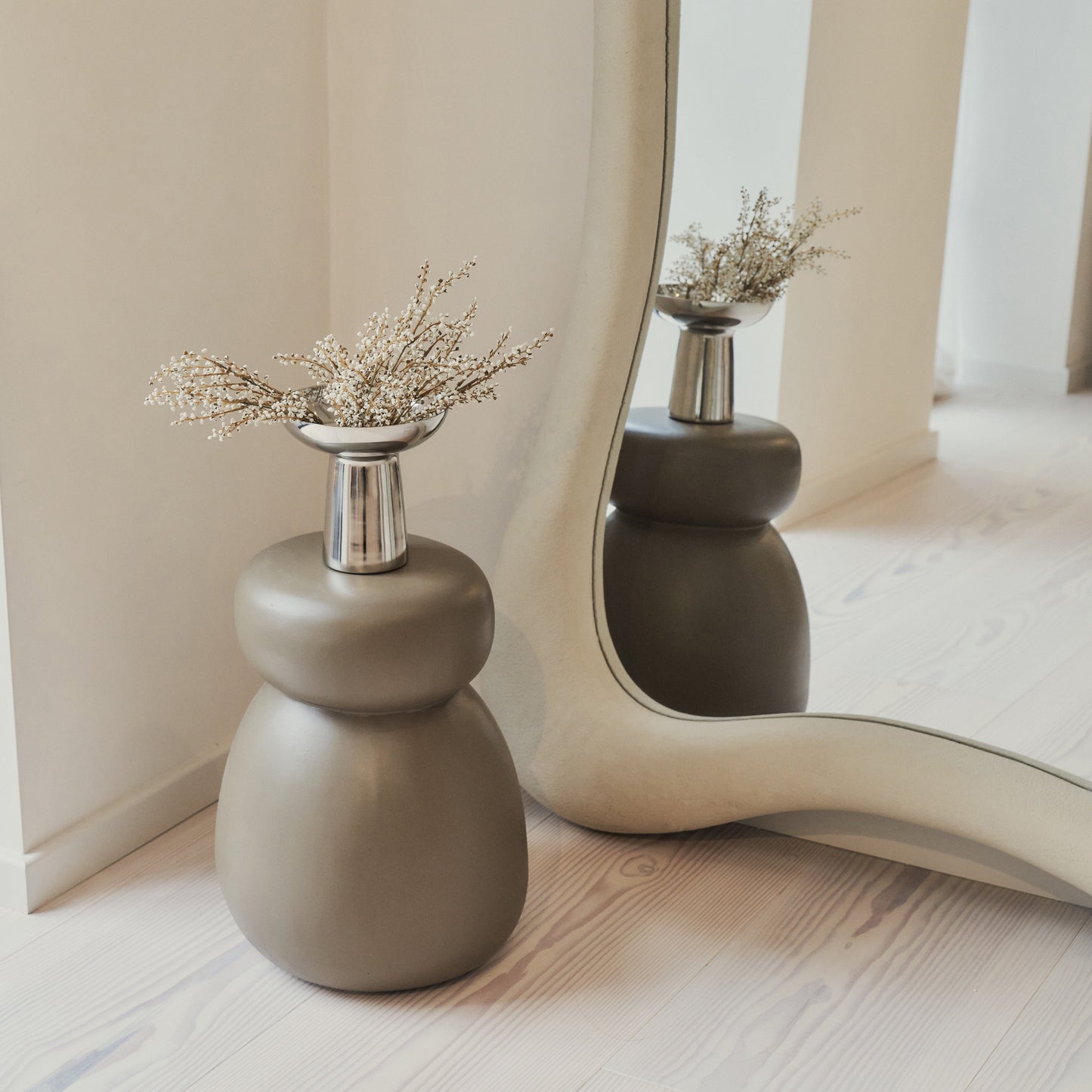 Wabi-Sabi - Extra Large Full Length Concrete Irregular Mirror 190cm x 130cm