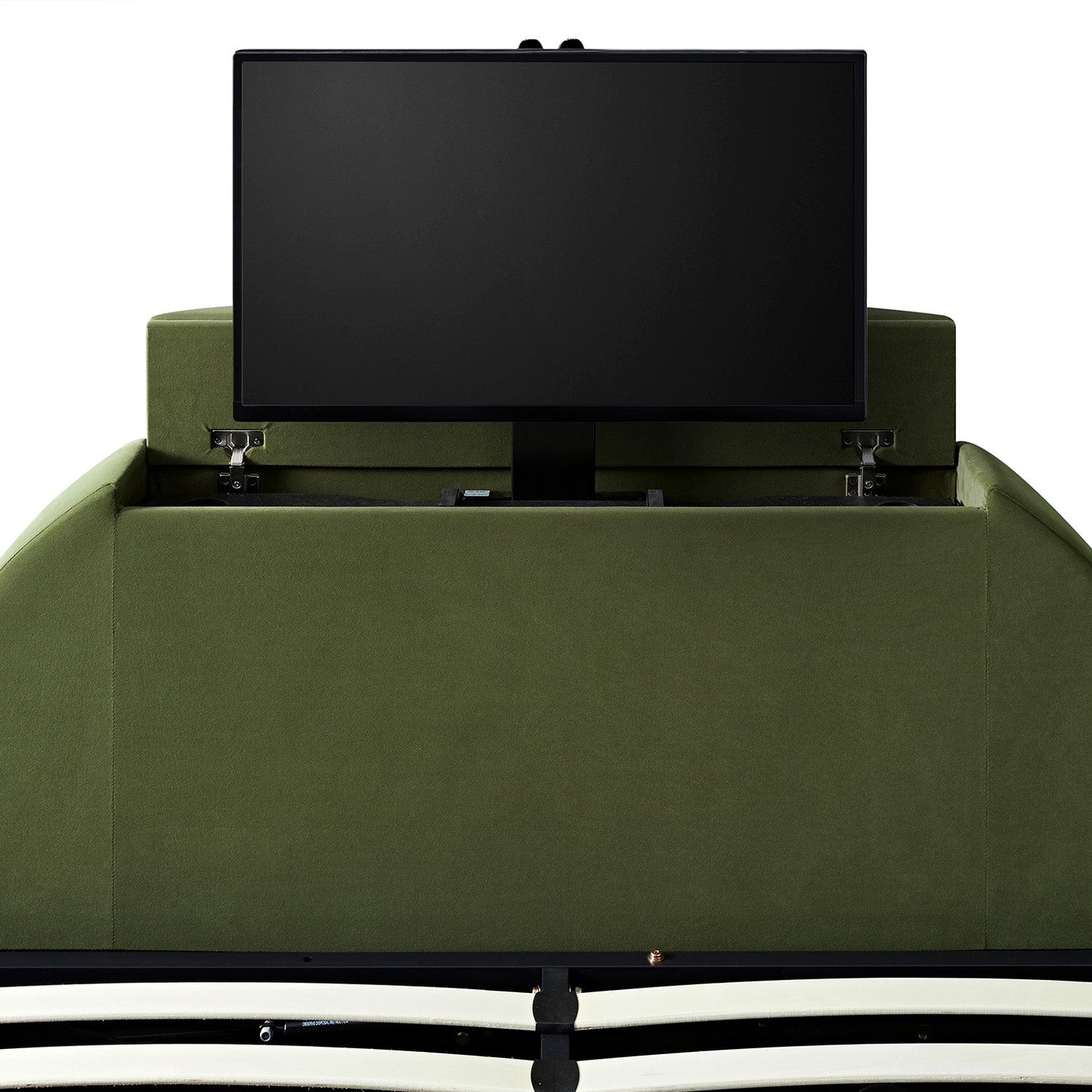 Archer Moss Green Velvet Ottoman TV Bed