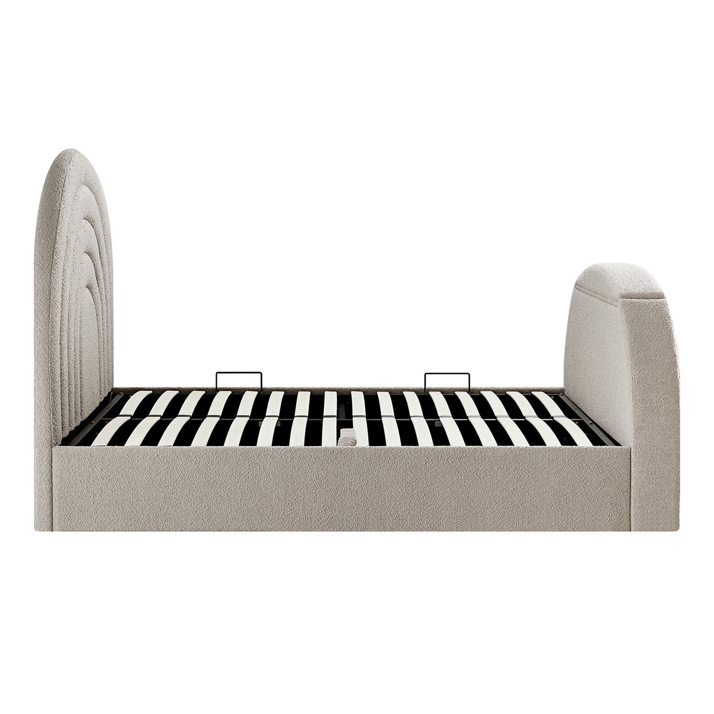 Archer Taupe Boucle Ottoman TV Bed