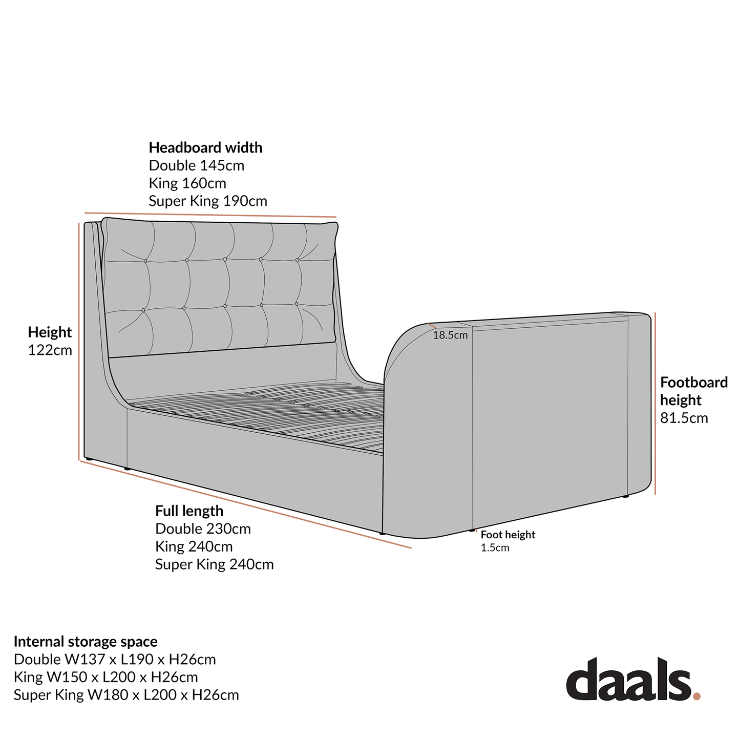 Hadley Moss Green Velvet Ottoman TV Bed