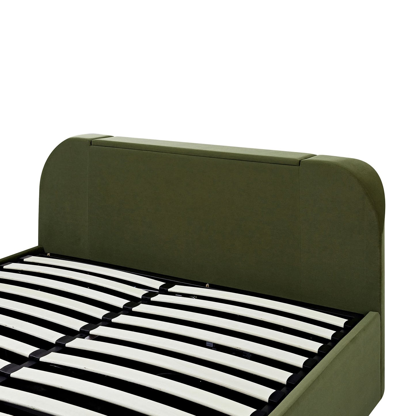 Hadley Moss Green Velvet Ottoman TV Bed