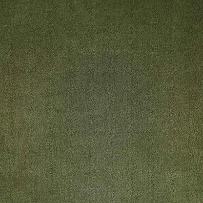 Hansel Upholstered Padded Dining Chair, Moss Green Velvet and Light Walnut Frame